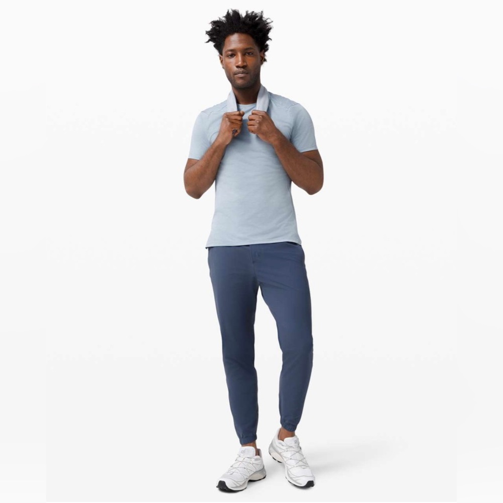 Lululemon Surge Jogger Iron Blue Size Small Athleisure Training Yoga Pilates Gym